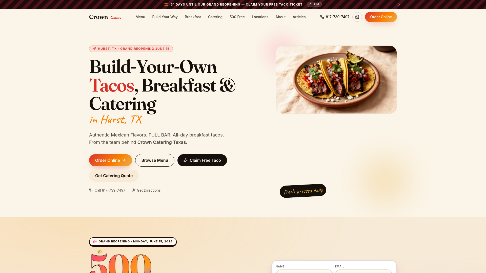 Crown Meal Prep Kitchen, Cantina & Grill additional photo