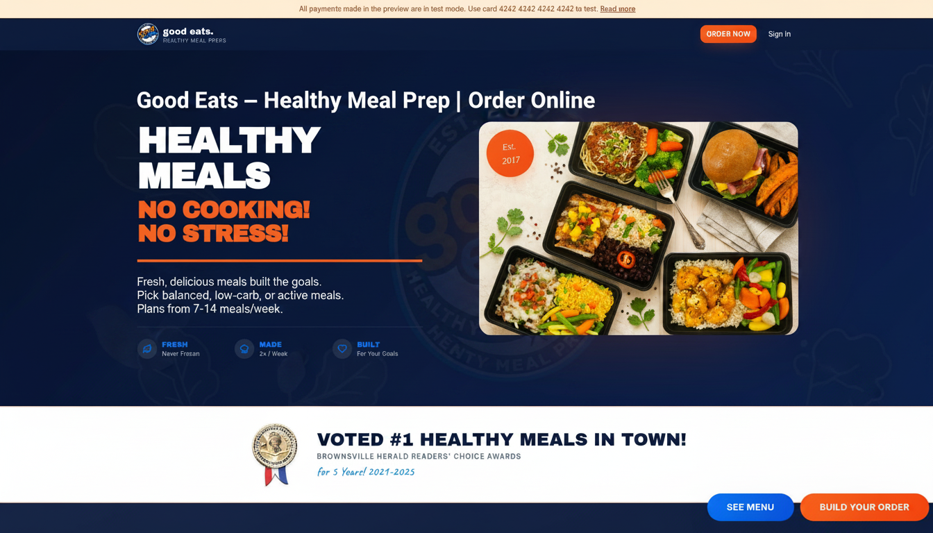 Good Eats Healthy Meals Brownsville